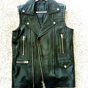 Faux Leather Vest